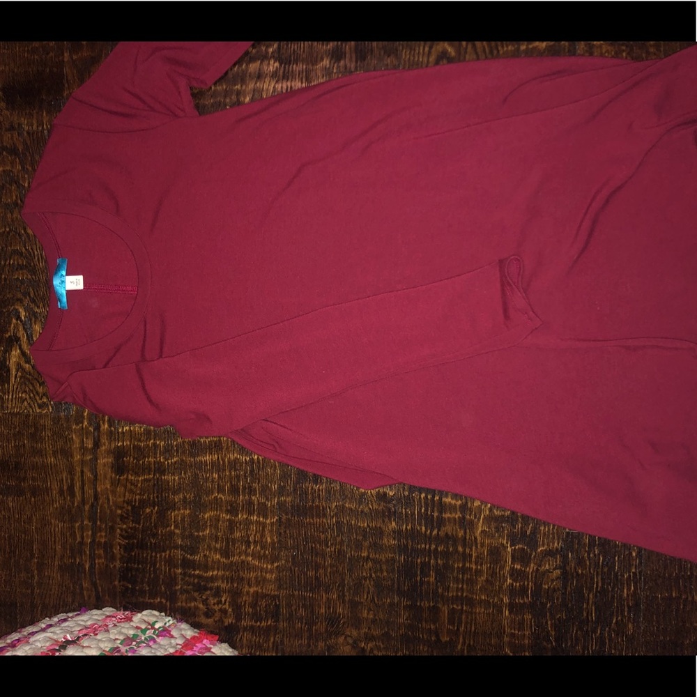 Long sleeve T-shirt dress